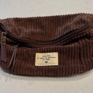 Roxy Dark Brown Corduroy Mini Bag